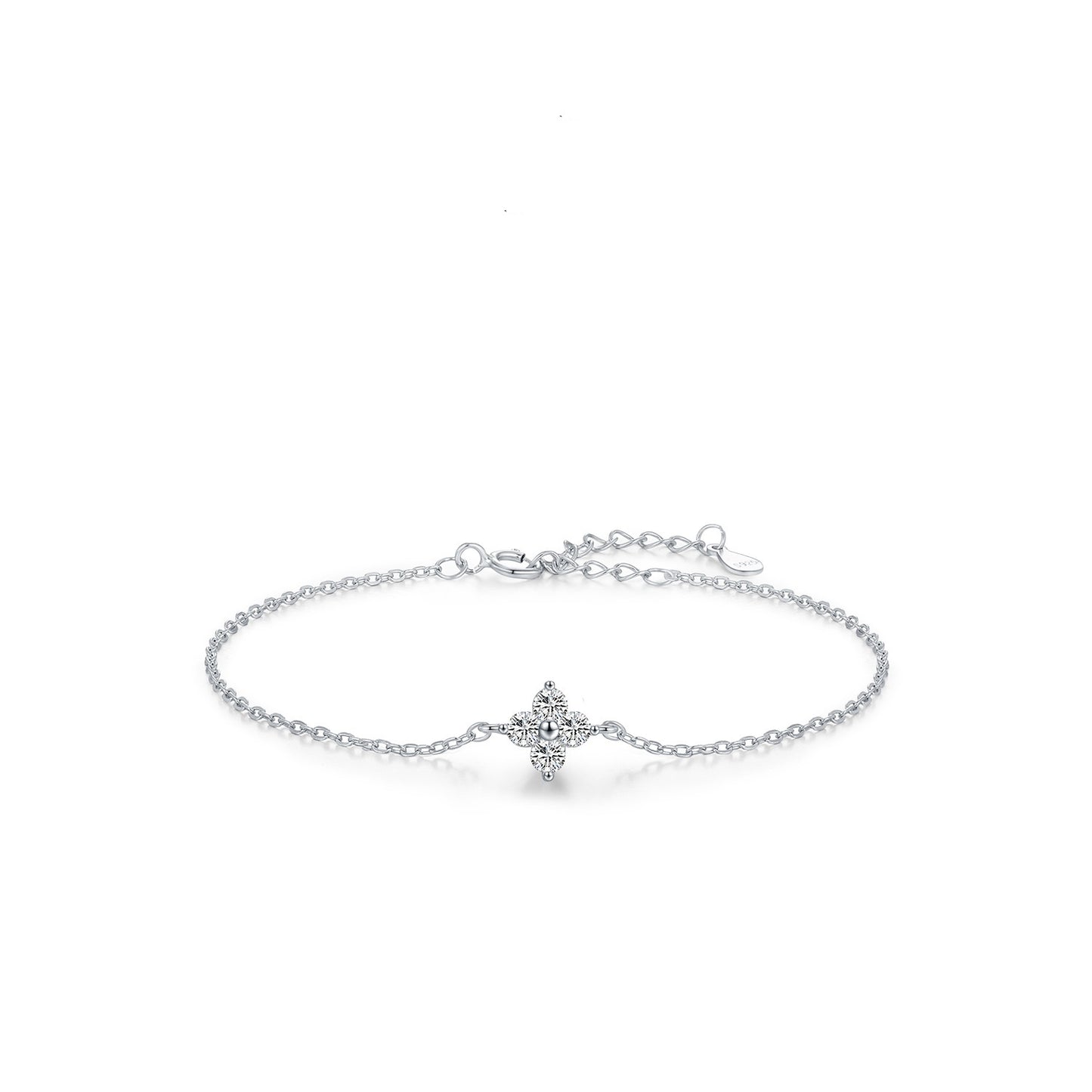 S925 Silber Kleeblattarmband - ChMode