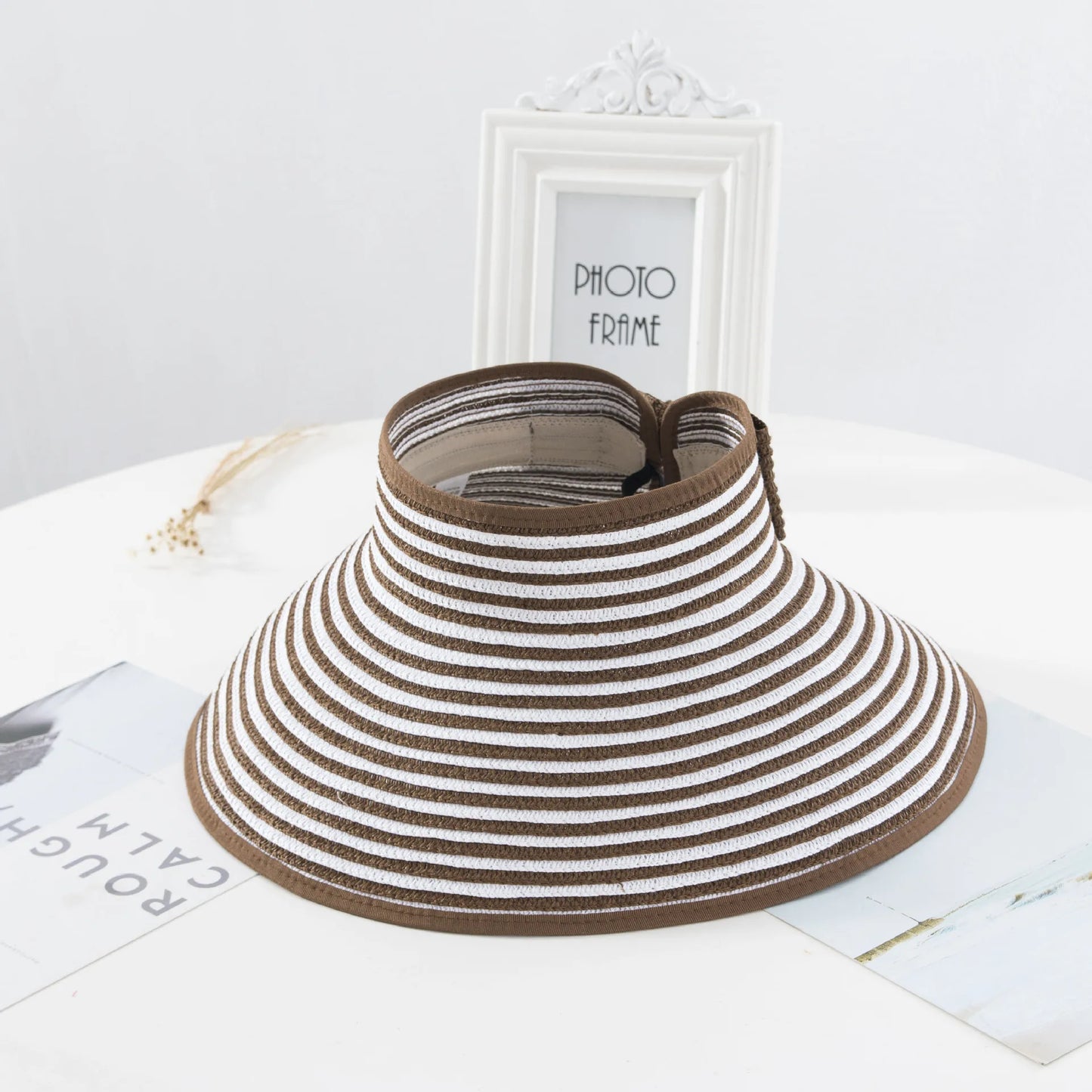 Sommerhut mit breiter Krempe – faltbar & elegant für Strand und Alltag