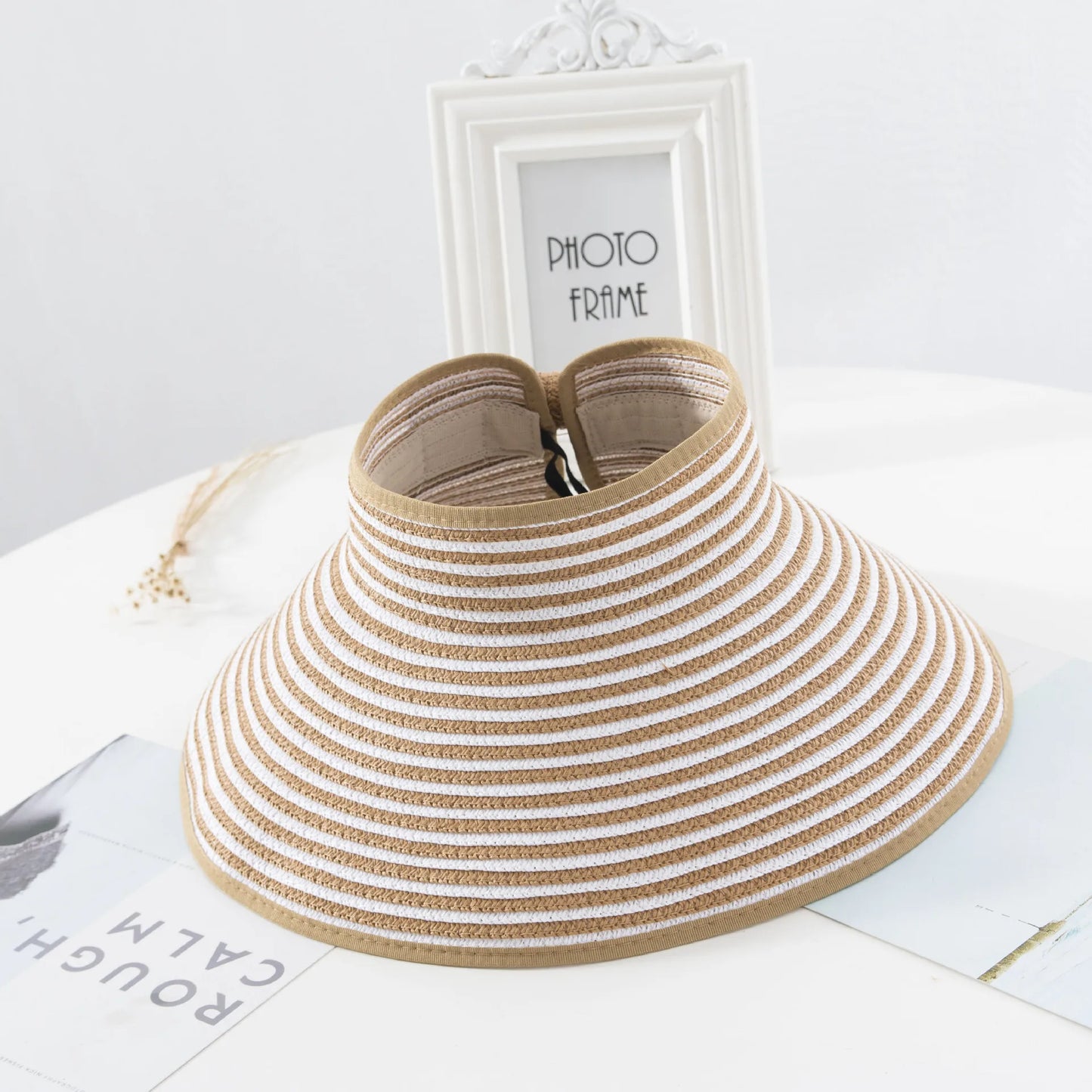 Sommerhut mit breiter Krempe – faltbar & elegant für Strand und Alltag
