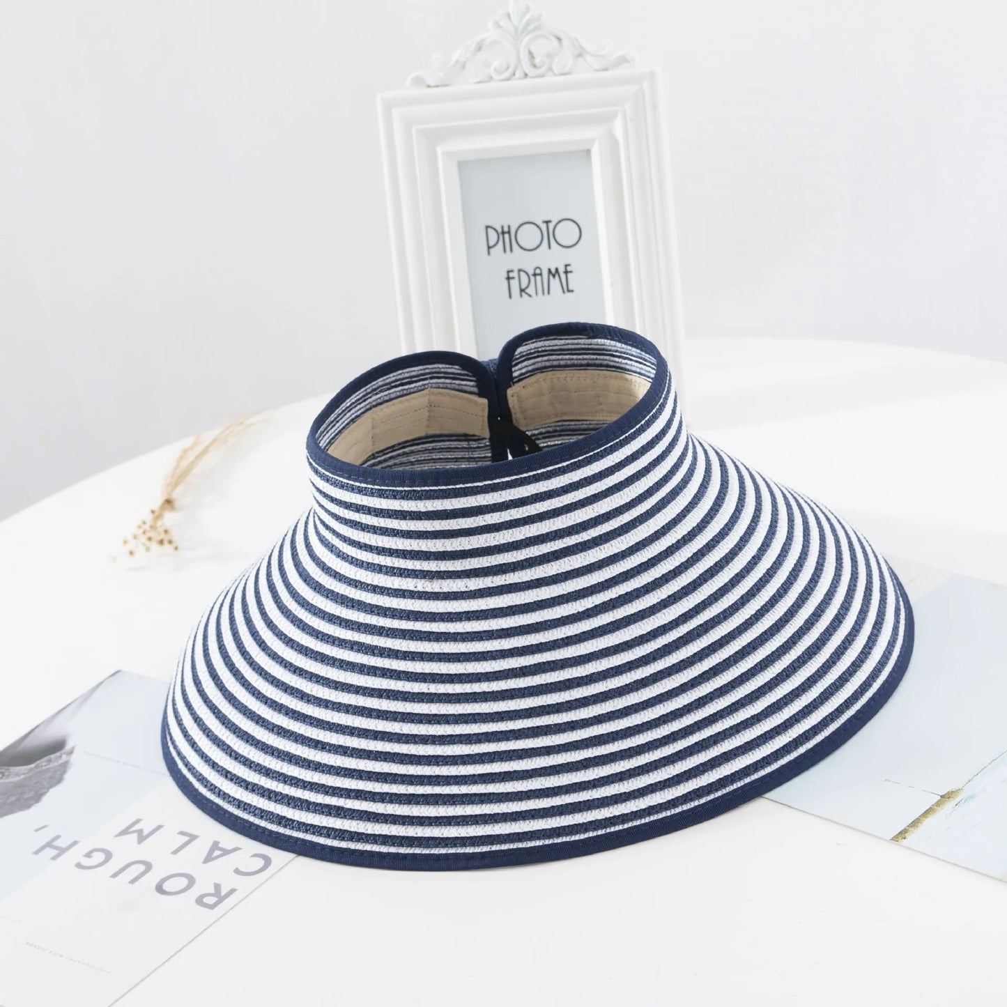 Sommerhut mit breiter Krempe – faltbar & elegant für Strand und Alltag