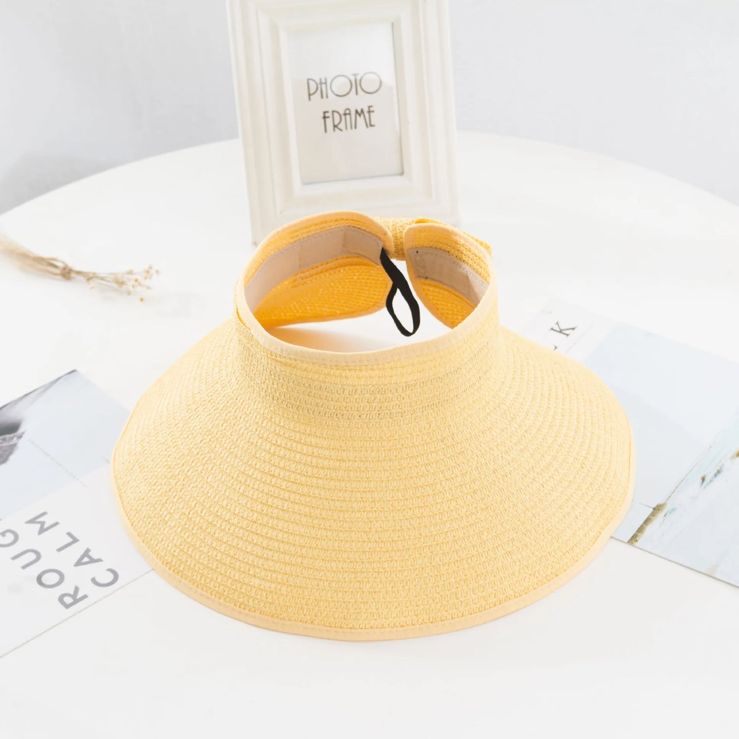 Sommerhut mit breiter Krempe – faltbar & elegant für Strand und Alltag