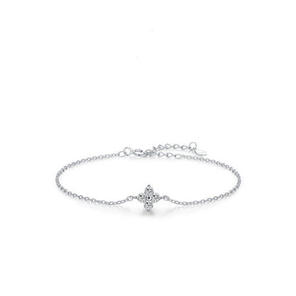 S925 Silber Kleeblattarmband - ChMode