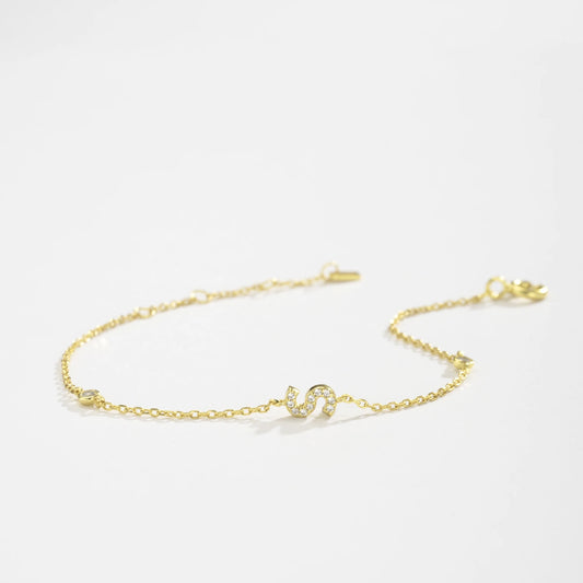 Buchstaben-Armband mit Initiale A–Z - ChMode