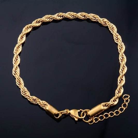 Edelstahl-Seilketten-Armband – Unisex Design - ChMode