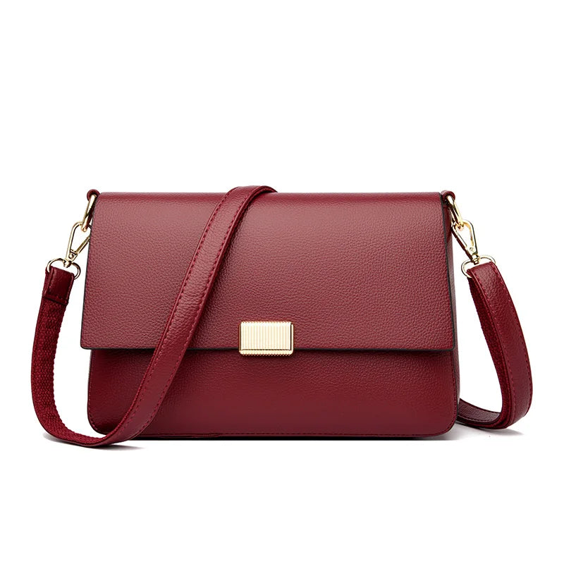 Luxuriöse Damen Schultertasche – Hochwertige Crossbody Bag aus echtem Rindsleder - ChMode